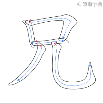 “「兄」的筆順”