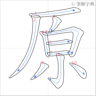 “「原」的筆順”