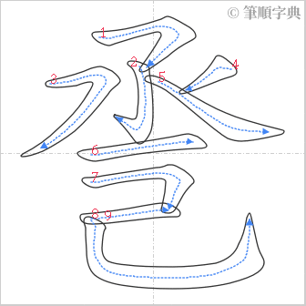 “「巹」的筆順”