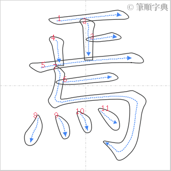 “「焉」的筆順”