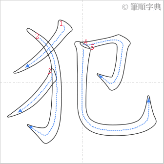 “「犯」的筆順”