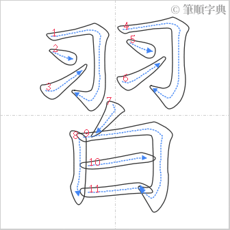 “「習」的筆順”