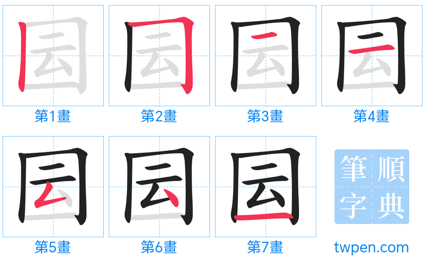 “「囩」的筆畫”